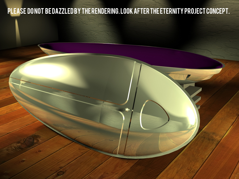 eternity project biodigester casket