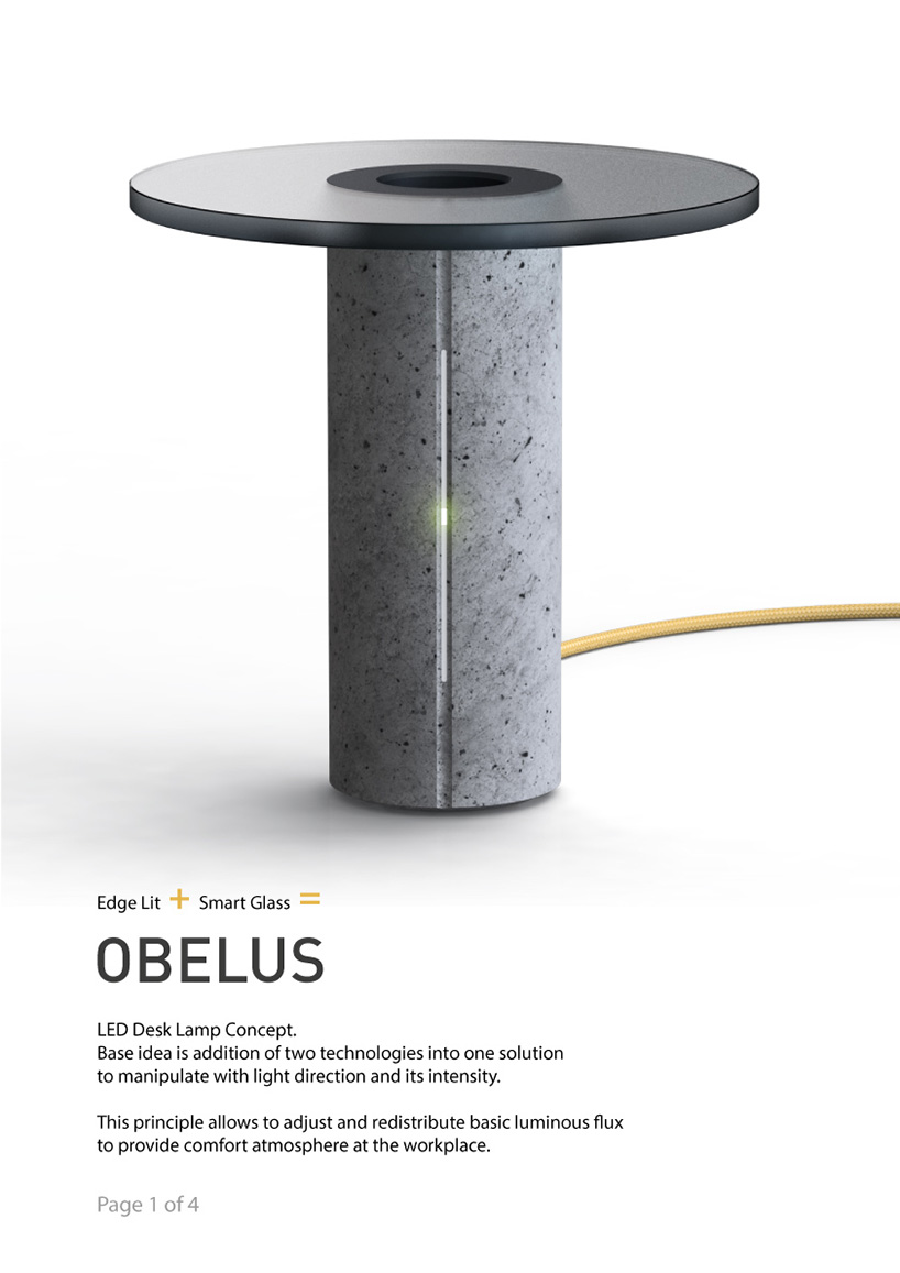 OBELUS | LED Desk Lamp Concept