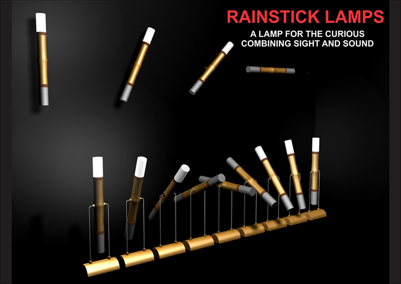 Rainstick Lamps