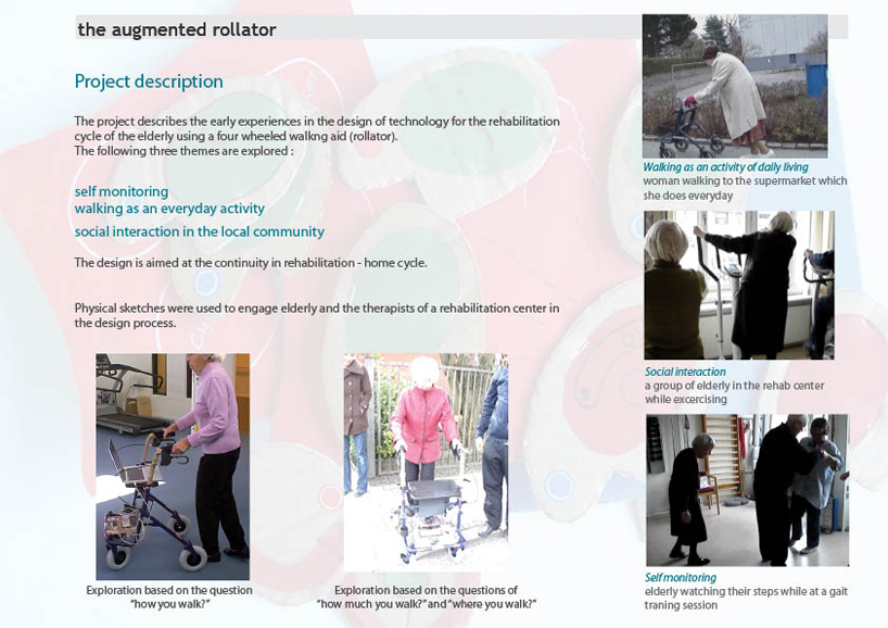 walking assist for the elderly for inclusion and motivation