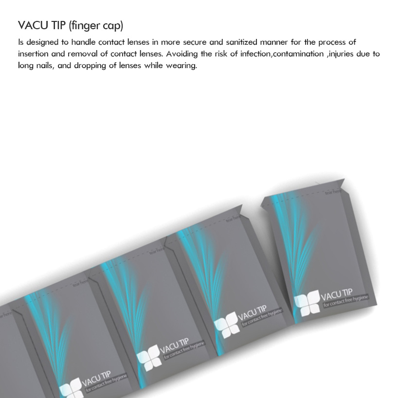 vacu tip finger cap