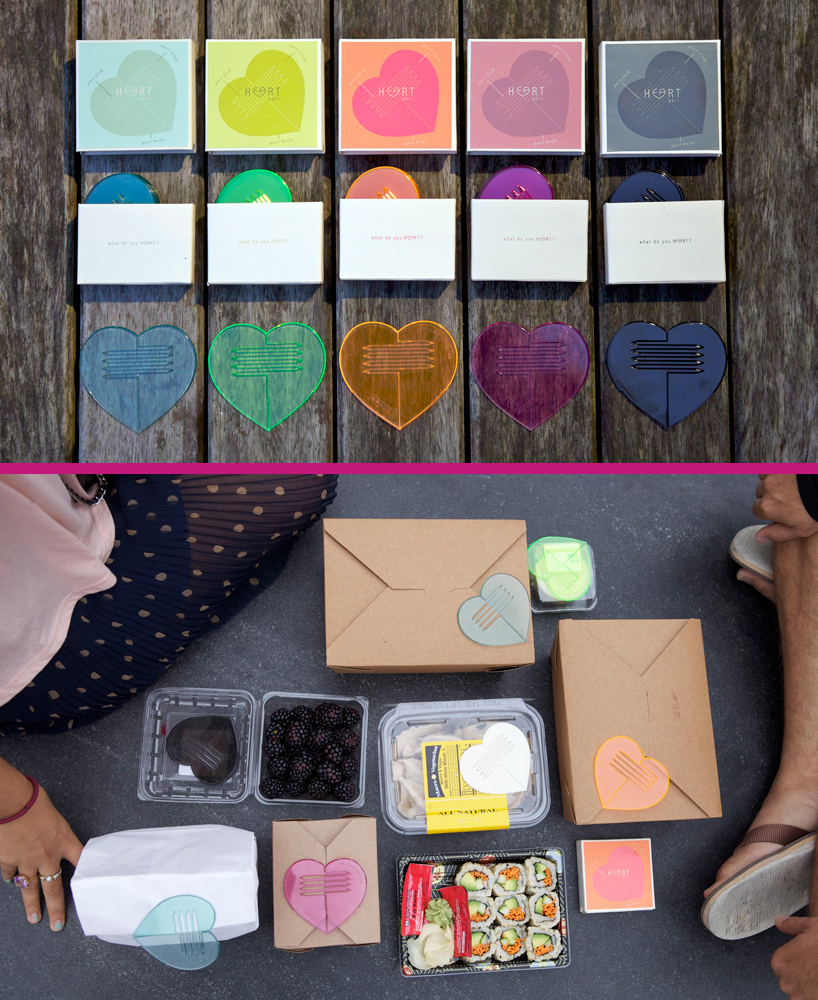 heart parts fall in love with some considerate cutlery and perhaps you wont want to throw them away