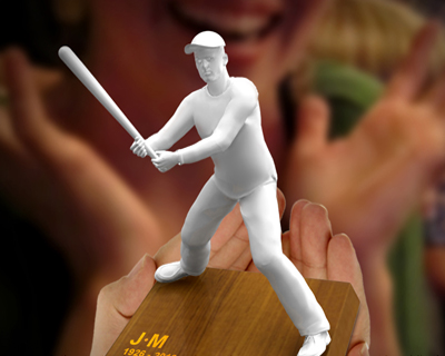 3d printed ashes sculpture