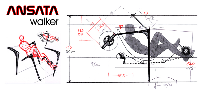 ansata human powered walker
