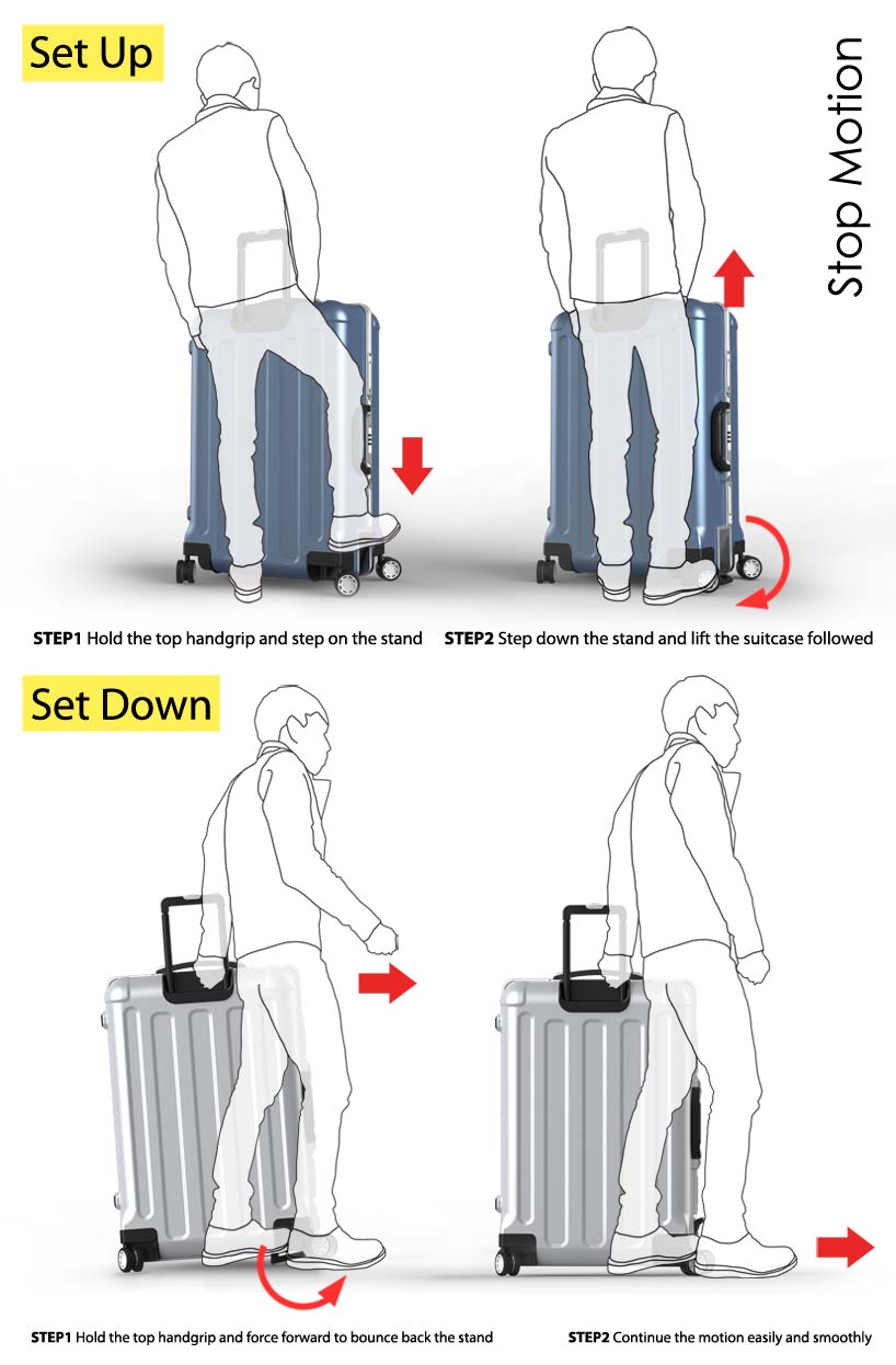 stop motion suitcase