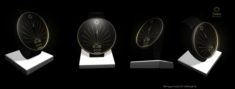 solaris the digital sundial watch