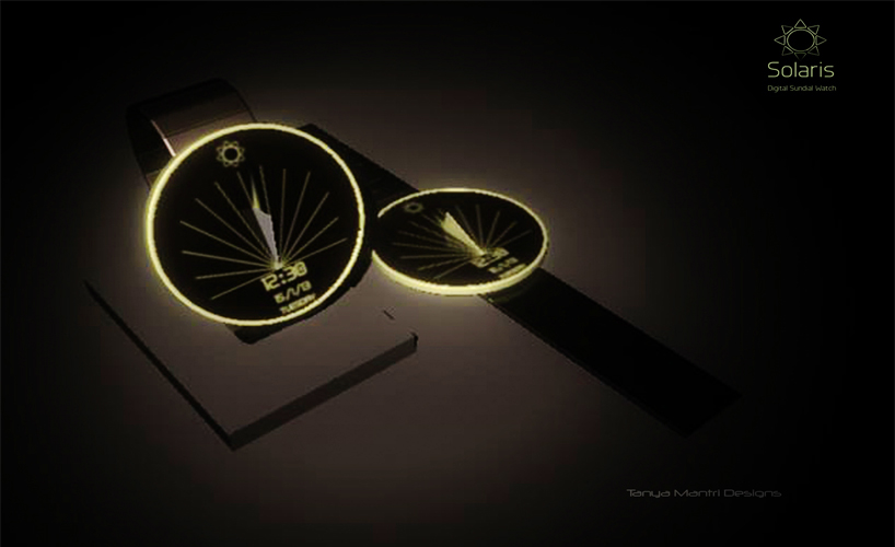 solaris the digital sundial watch