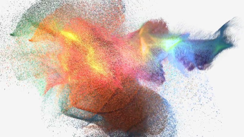 colors motion image installation