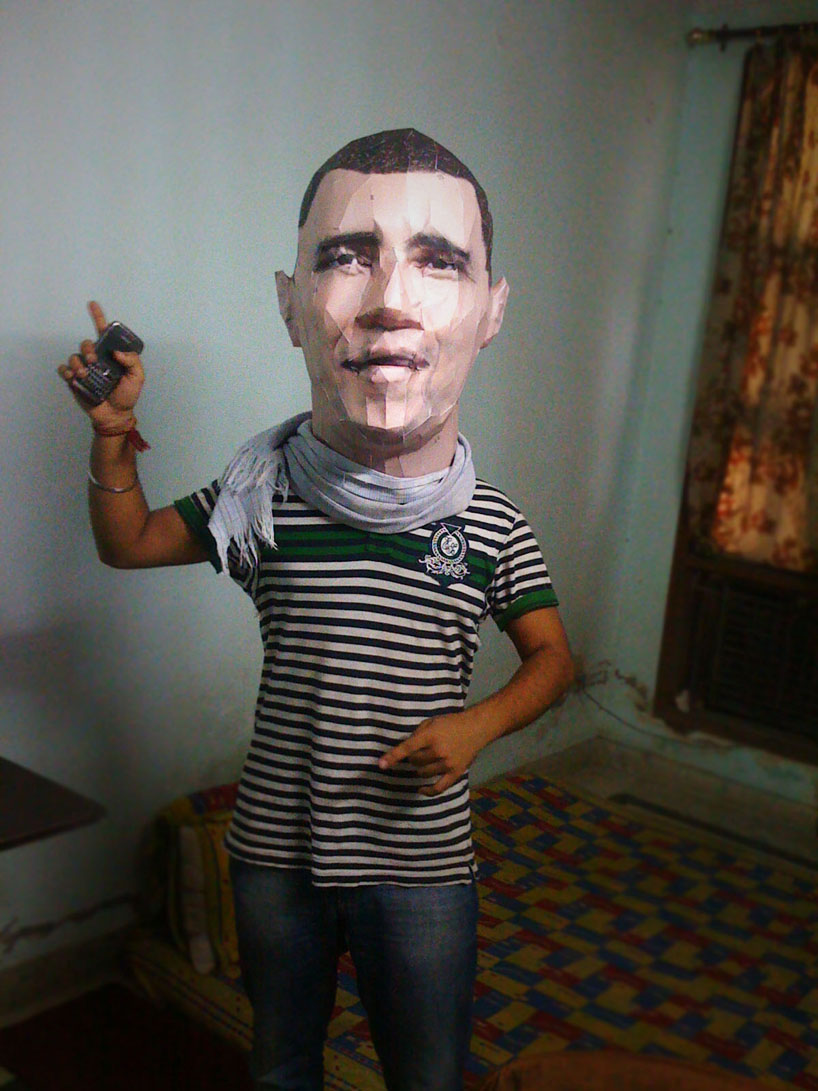 barack obama paper sculpture