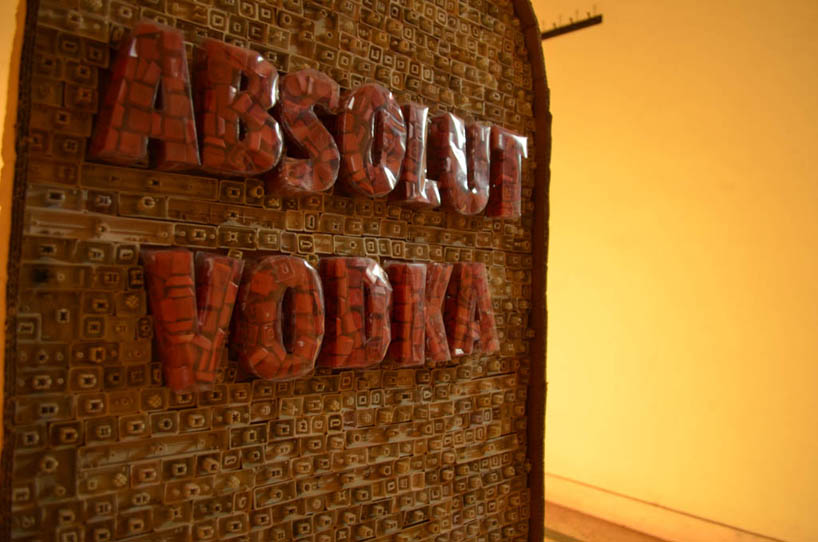 absolut vodka tech installation art