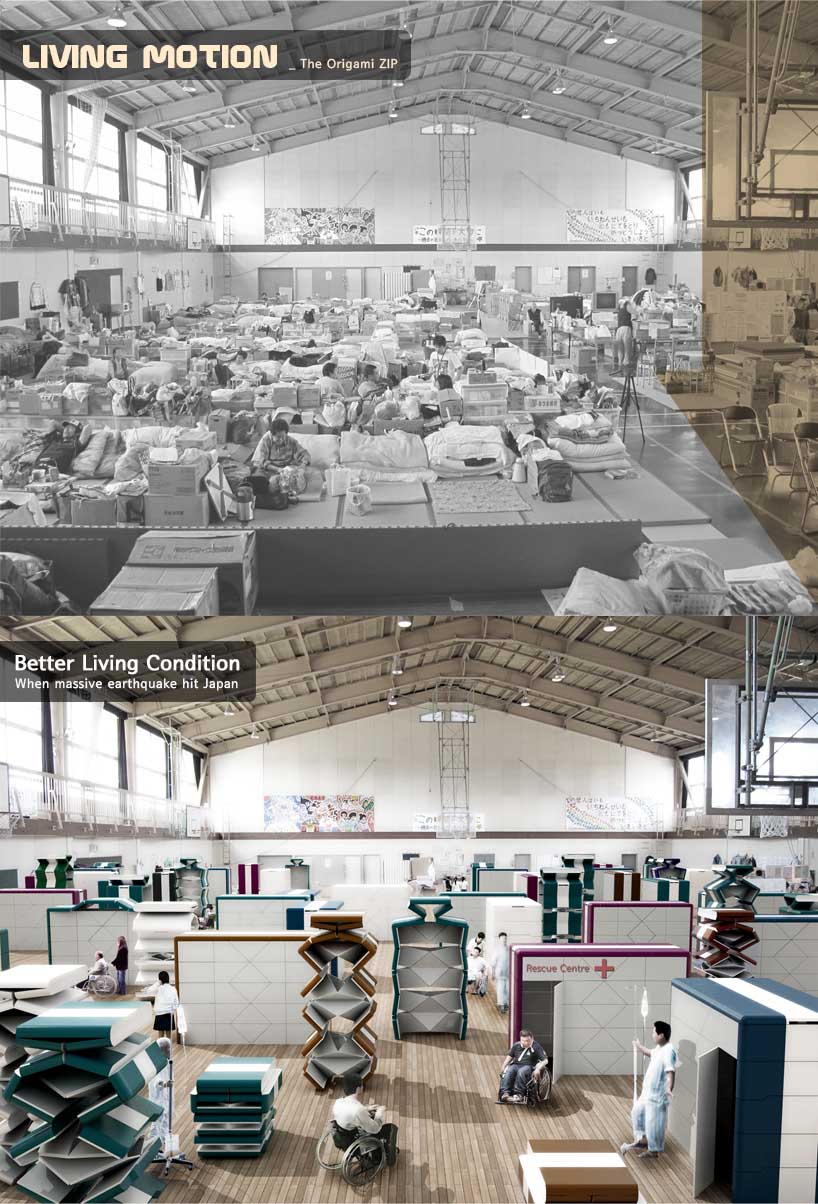 living motion_origami zip