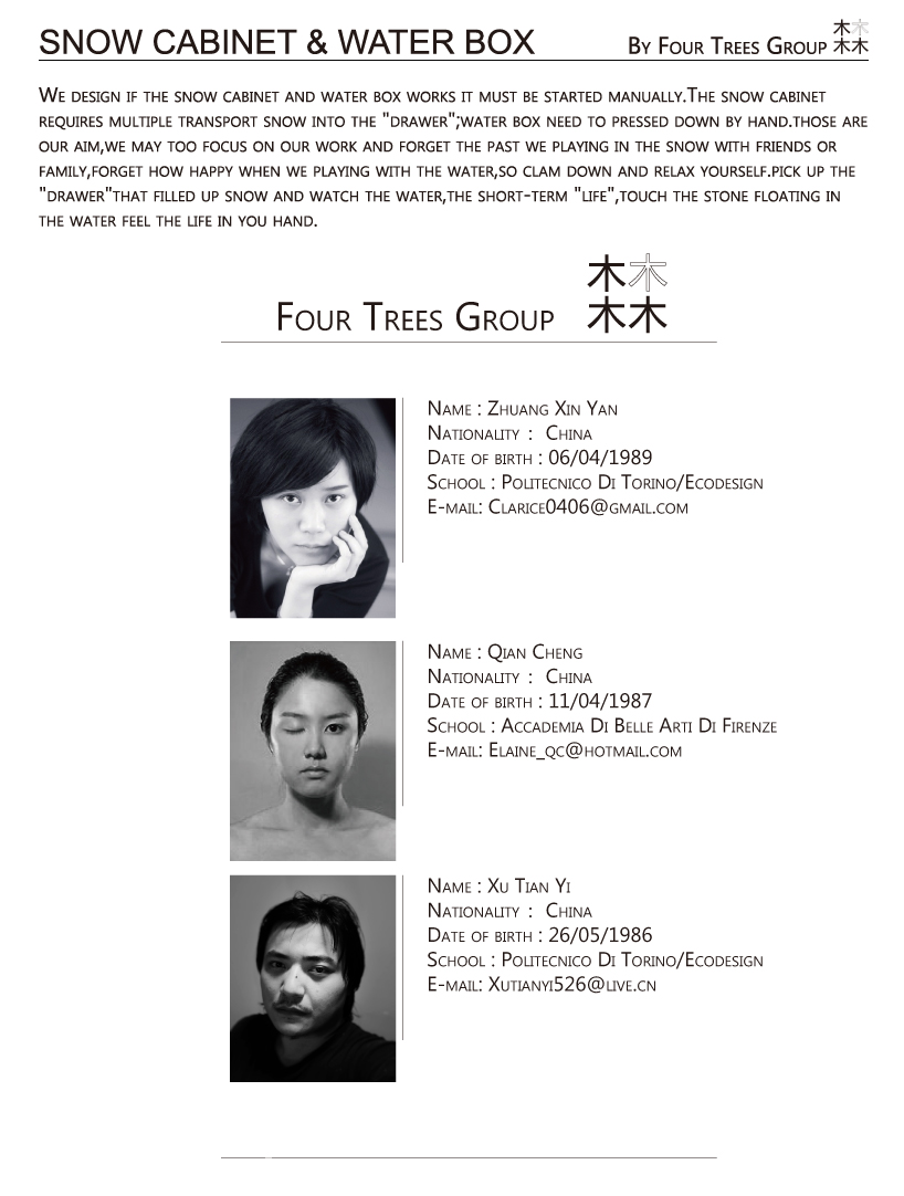 a humidifying function water box and snow cabinet