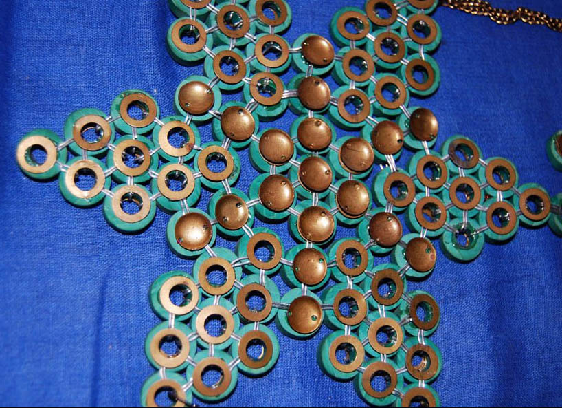 recycled costume jewelery bikini