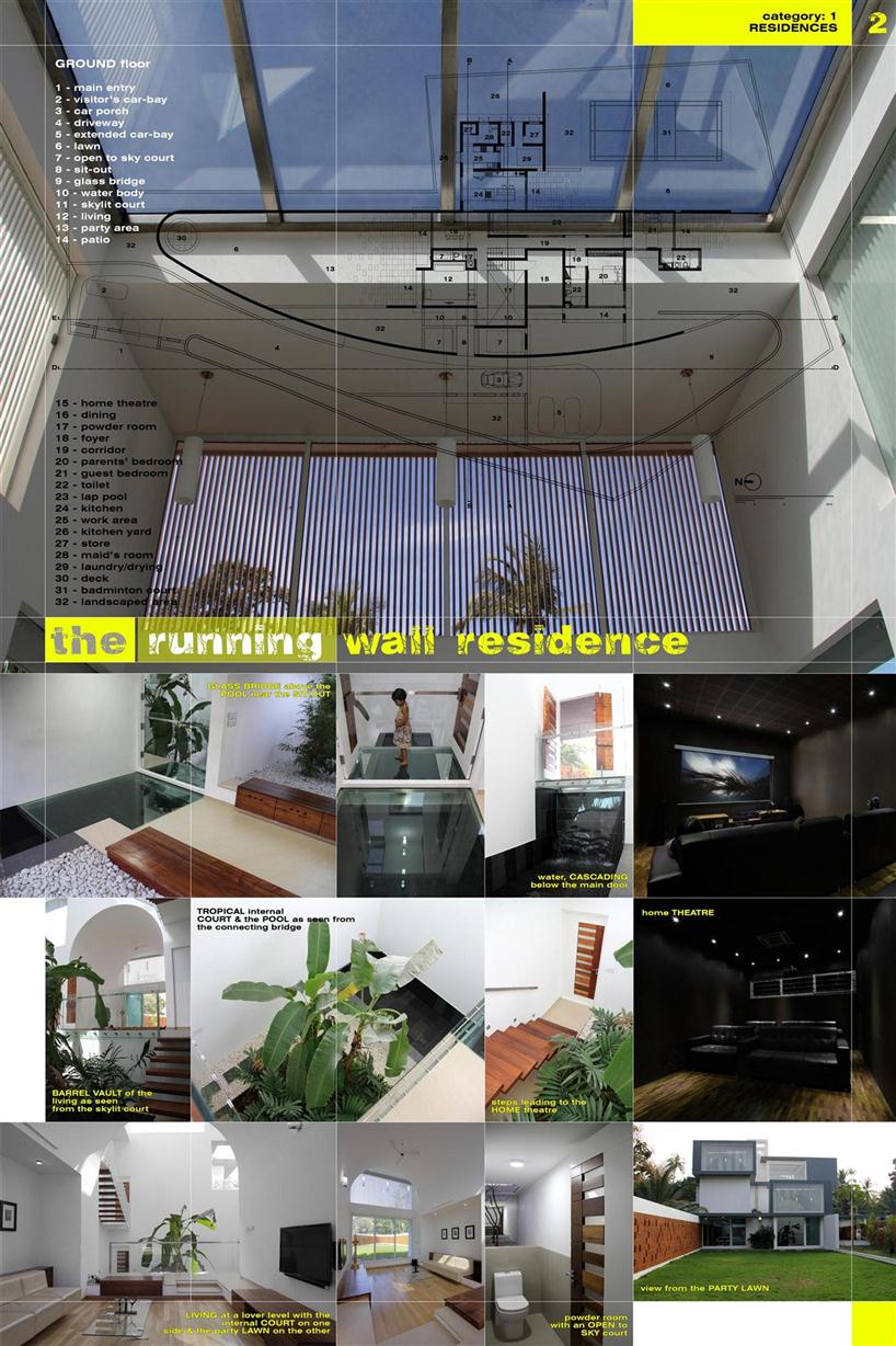 the running wall residence