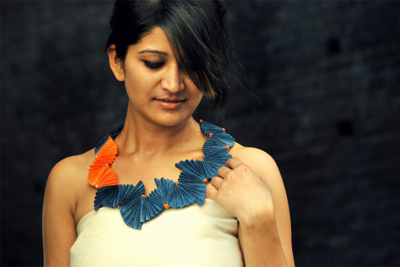 mehak sharma corallace recycled paper jewelry