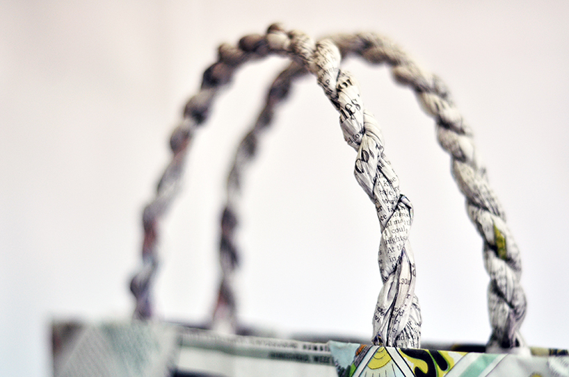 origami newspaper bag