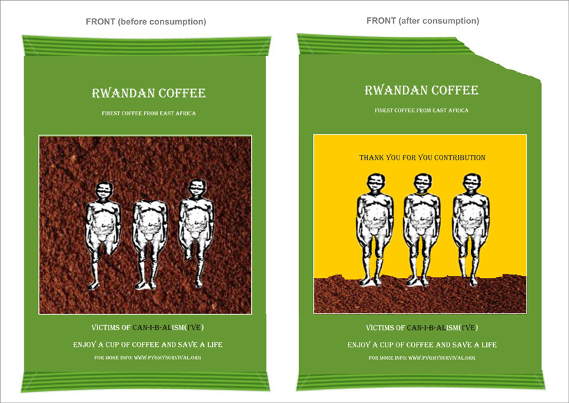 save a pygmy campaigncoffee packaging concept