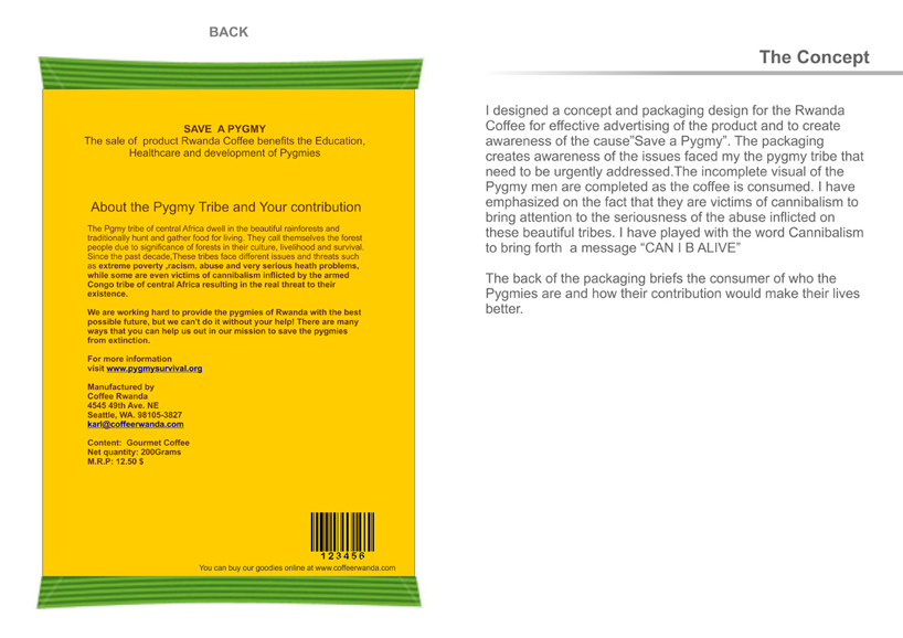 save a pygmy campaigncoffee packaging concept