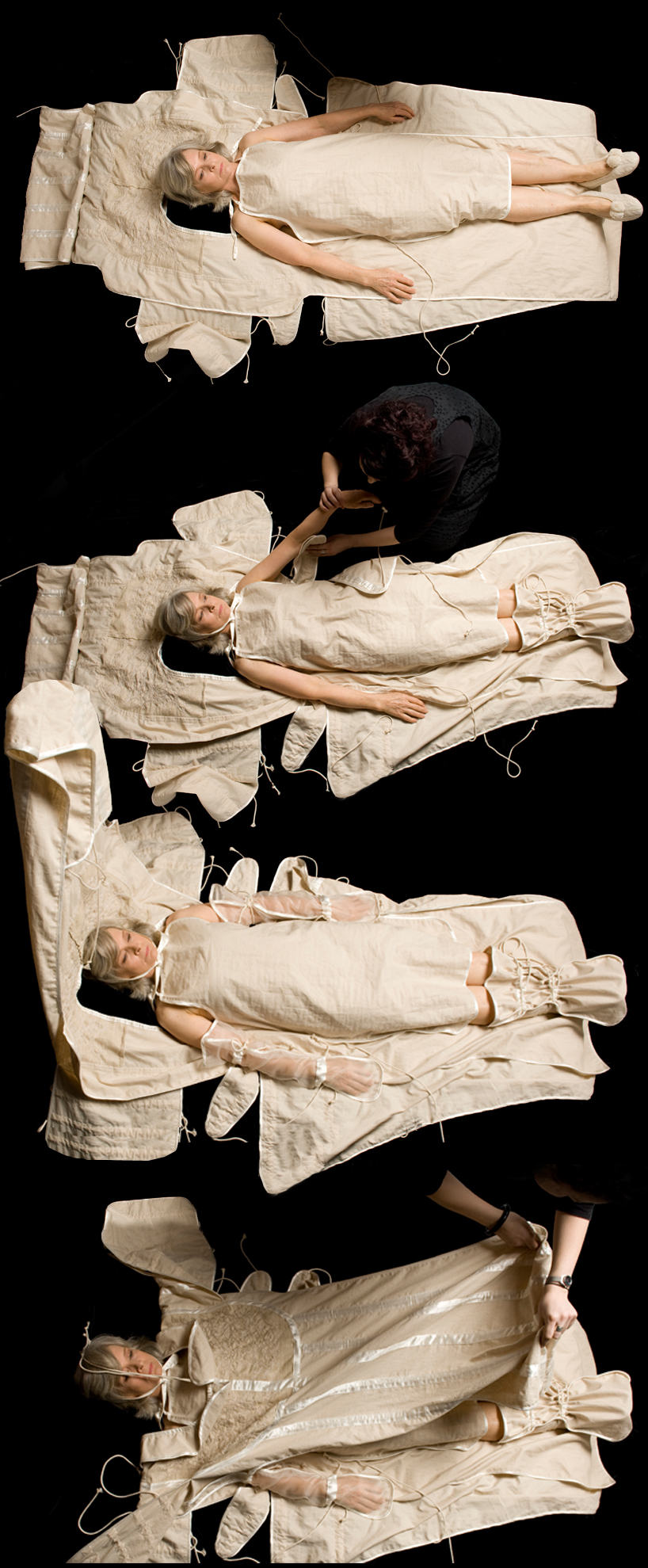 garments for the grave wrappings of mortality