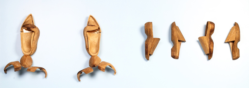 hang it- Wooden shoes