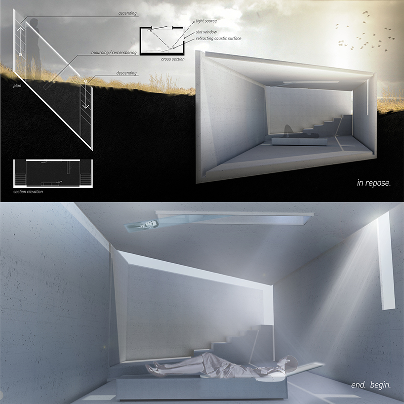 states of repose - three pavilions for the departed