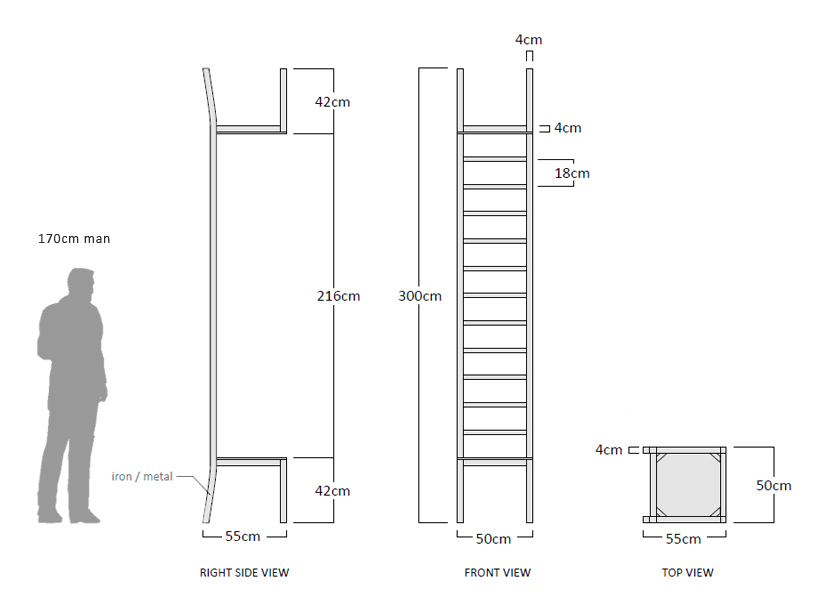 Connector  (dual gravity chair)