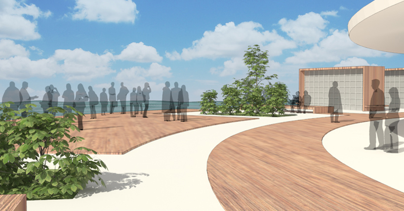 FUTURISTIC UNDERWATER COLUMBARIUM BUILDING