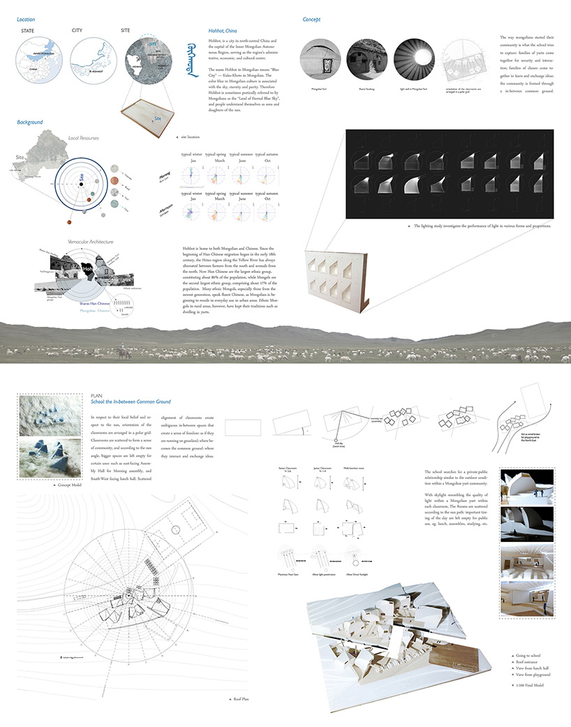 Field of Light: a Primary School in Hohhot, Inner Mongolia