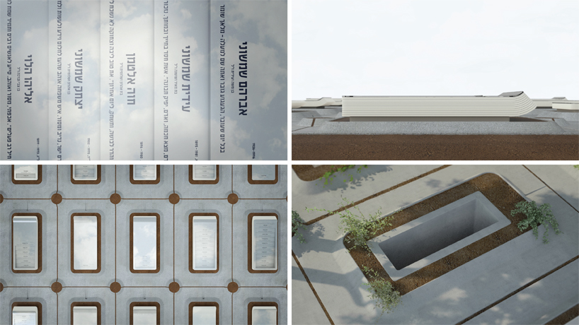 Headstone for Layered Burial