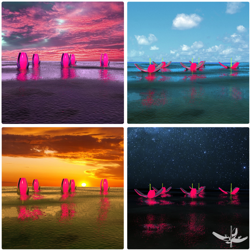 tidal flower - aquatic furniture