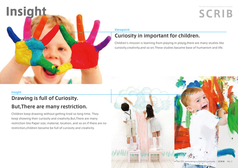 SCRIB / The TOY stimulating a children's curiosity