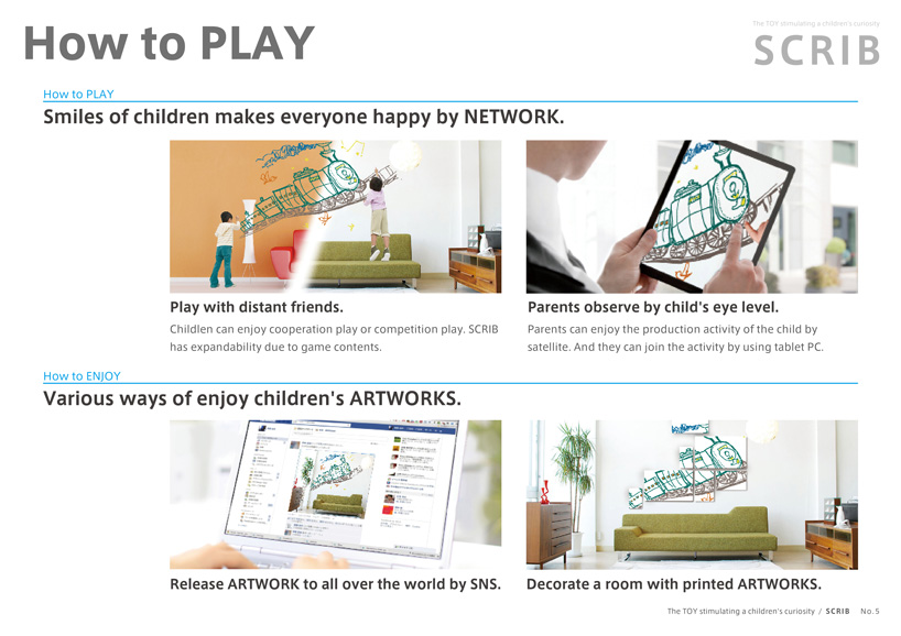 SCRIB / The TOY stimulating a children's curiosity