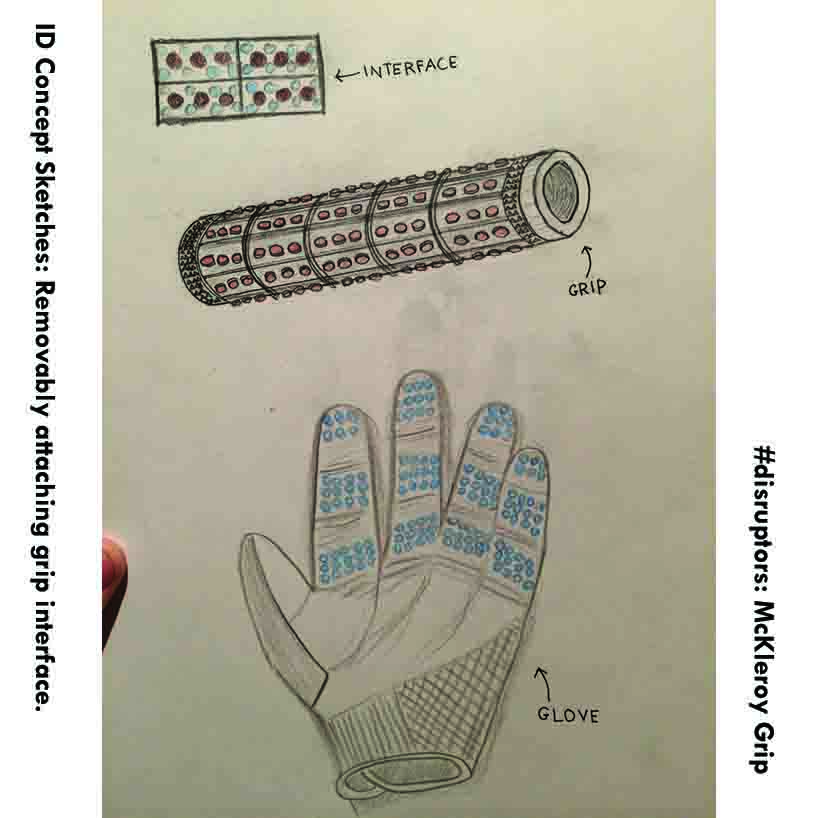 INTERLOCKING HANDLEBAR GRIP AND GLOVE