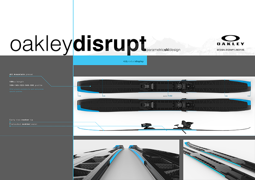 Oakley Disrupt - Parametric Ski Design