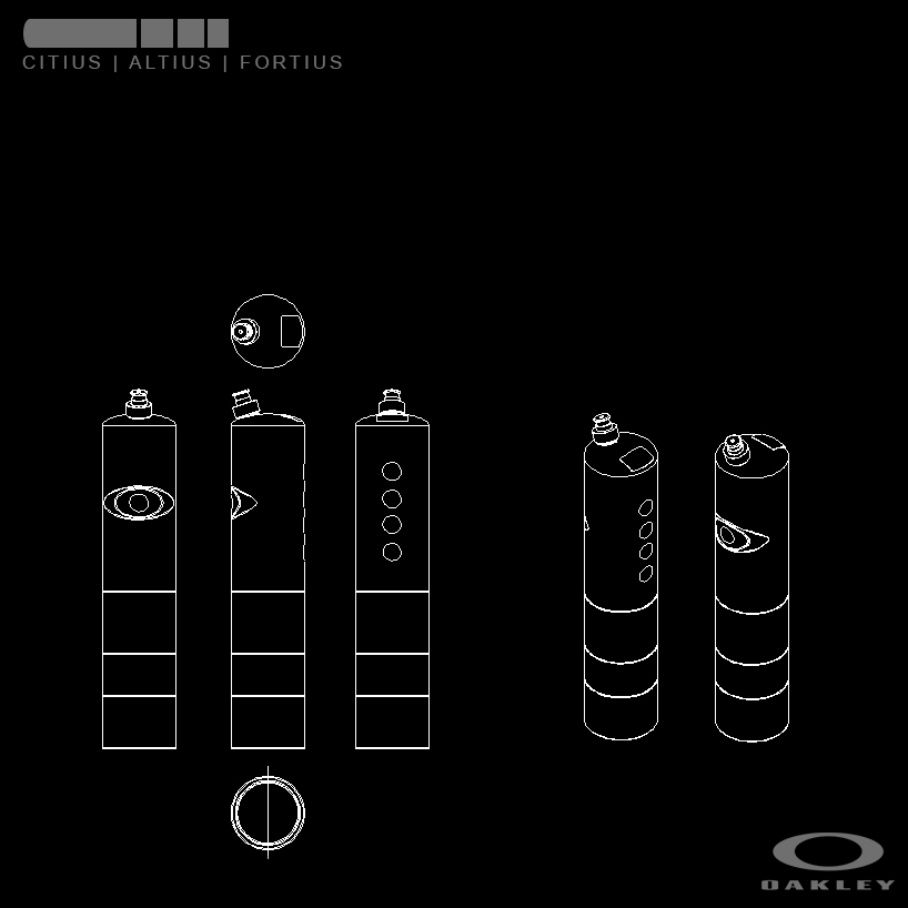 CITIUS ALTIUS FORTIUS Sports Bottle