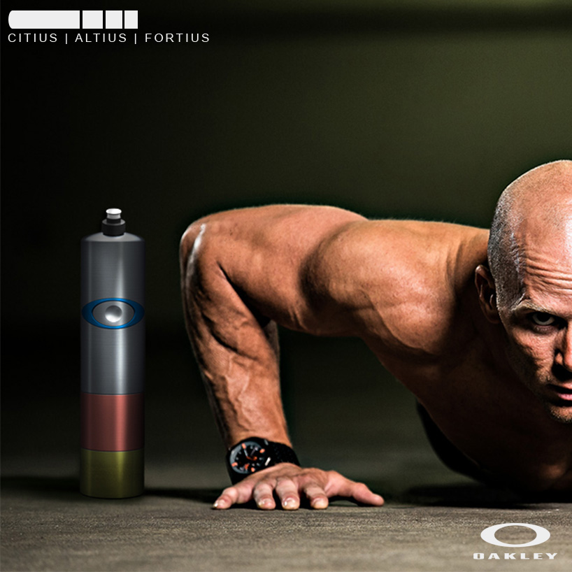 CITIUS ALTIUS FORTIUS Sports Bottle