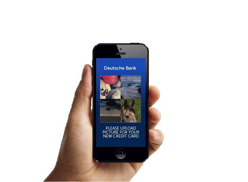 Selfie in a credit card | designboom.com