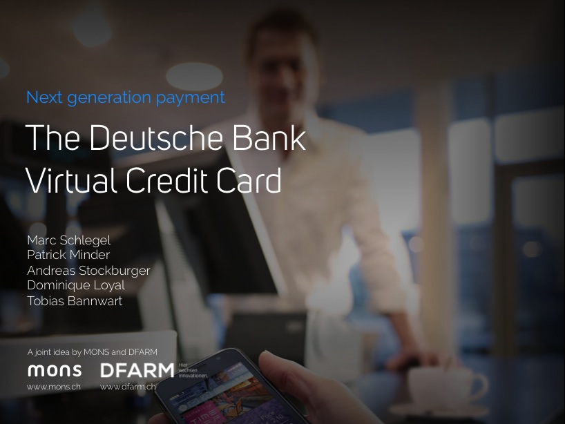 The Deutsche Bank Virtual Credit Card