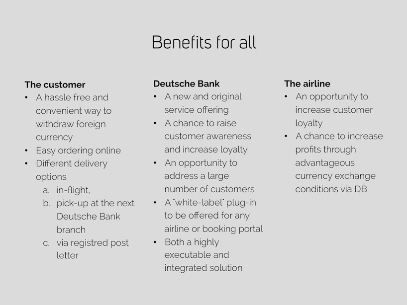 In-Flight Foreign Currency Service