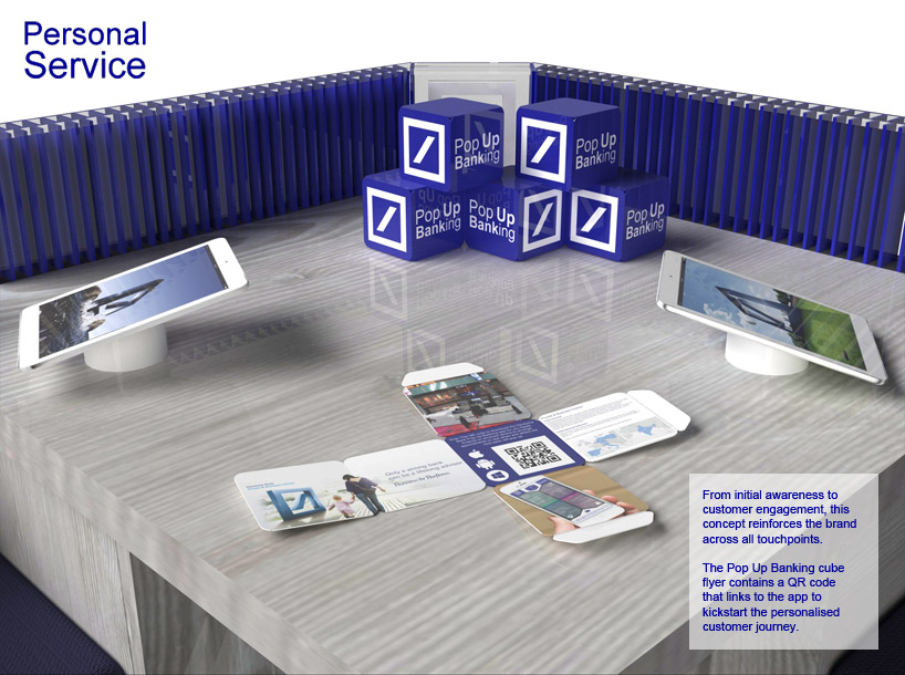 Deutsche Bank Pop Up Banking
