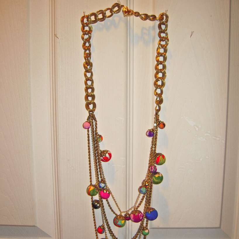 428 D Lab Shiho (ヴィンテージ着物玉アクセサリー）