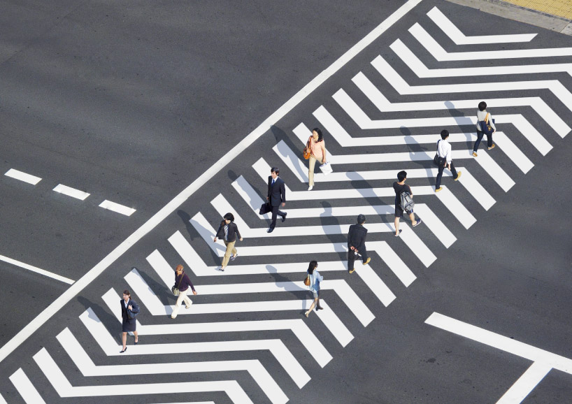 A Crosswalk for Smooth Crossing