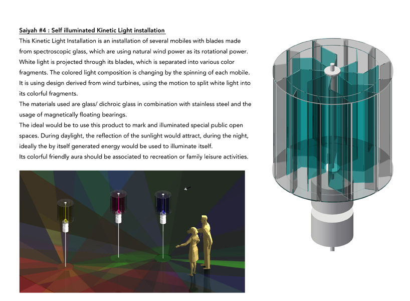 Saiyah #4 : Kinetic Light installation