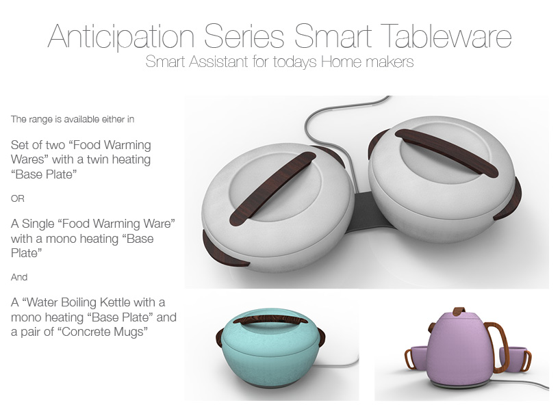 The Anticipation Series of Smart Tableware