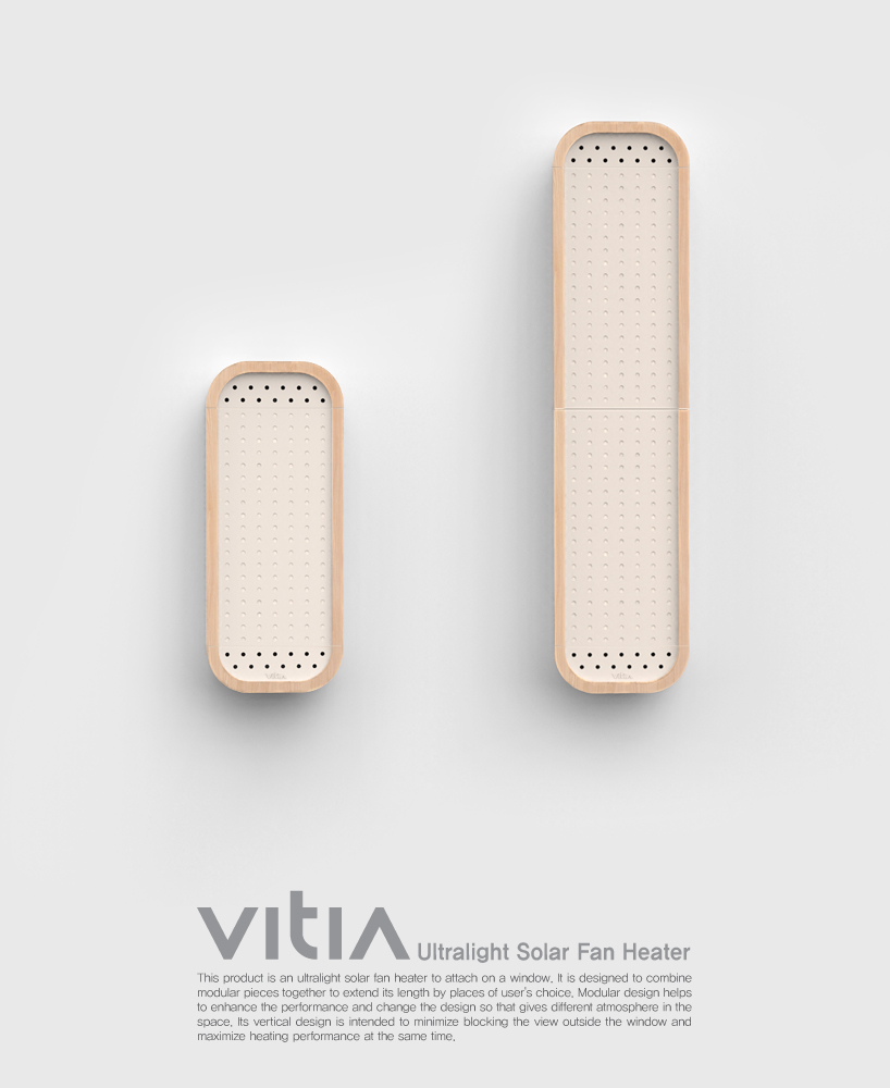 VITIA : Ultralight Solar Fan Heater