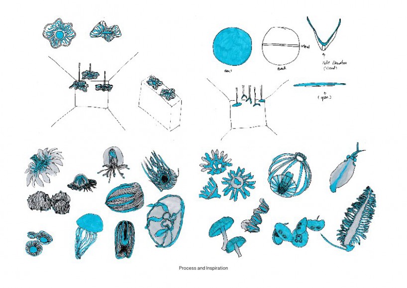 Bioluminescent Jellyfish Light Fixture