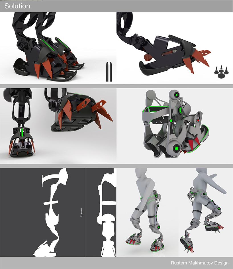 Exoskeleton for the disabled - climber