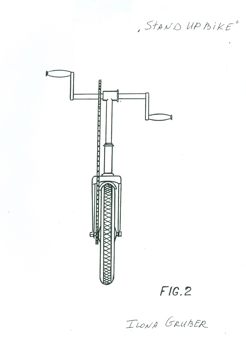 Stand - up Bike outdoor exercise equipment