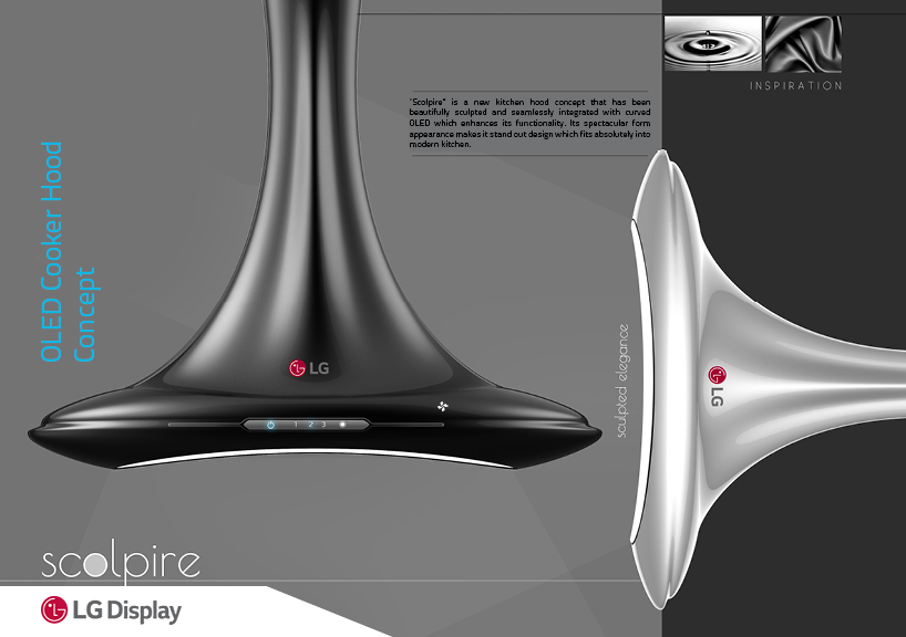 Scolpire - Cooker Hood Concept Leveraging OLED's Potential