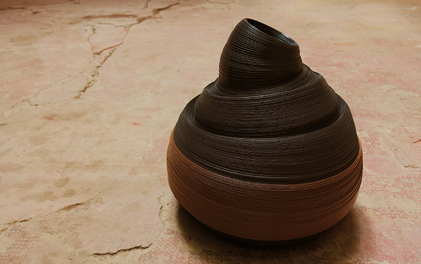 morphological elephant vessels formed by cristian mohaded studio